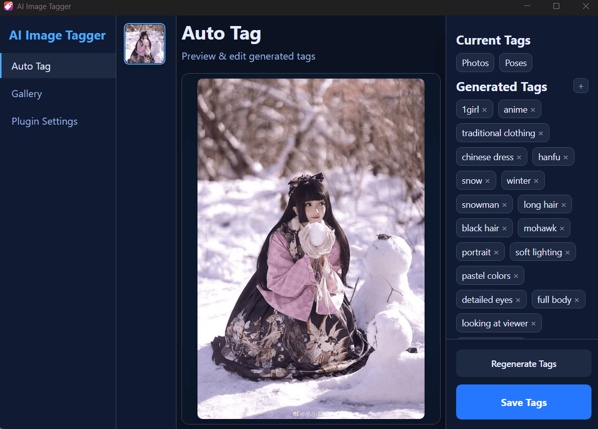 AI Image Tagger screenshot 1