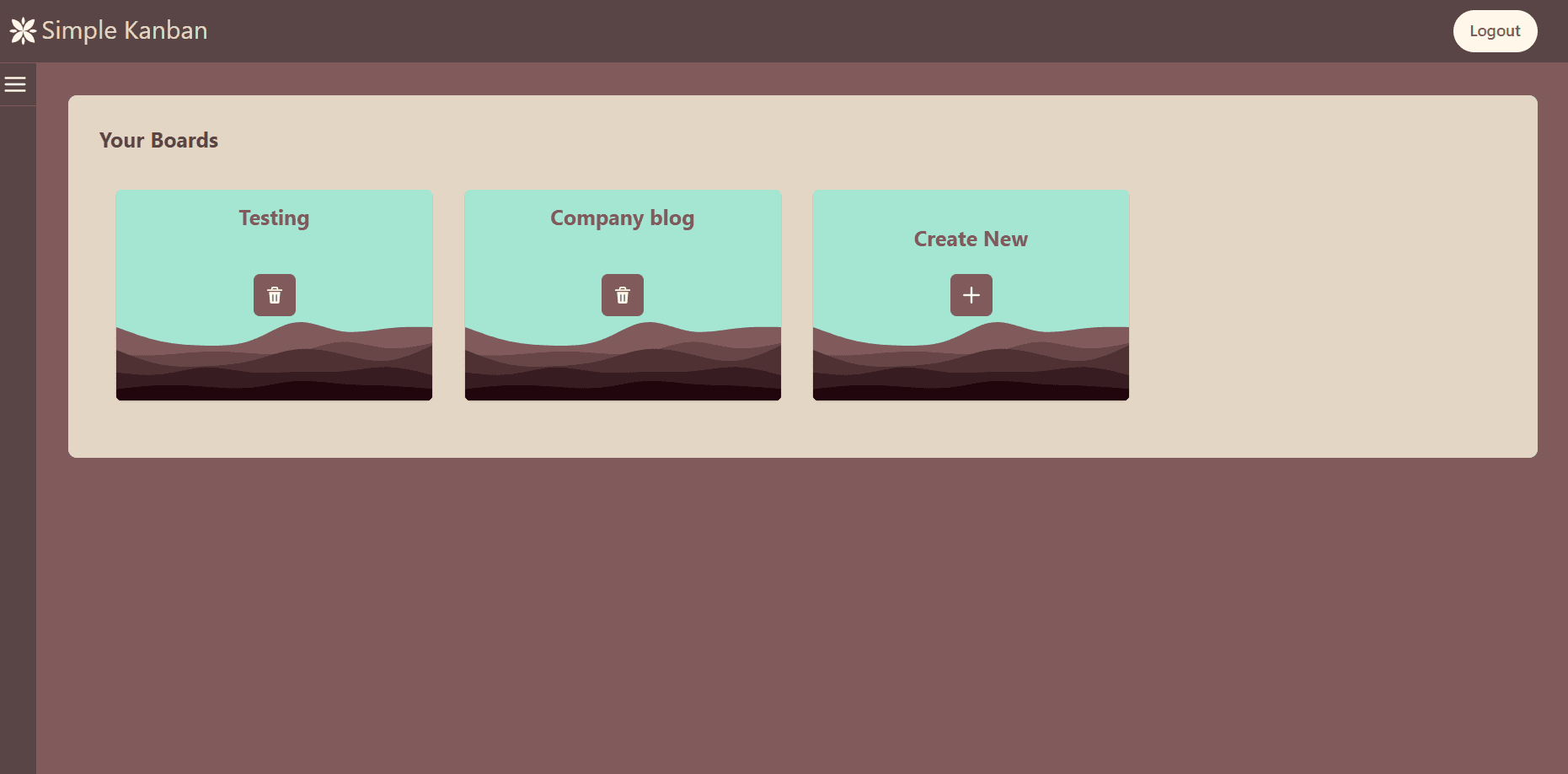 Simple Kanban screenshot 1