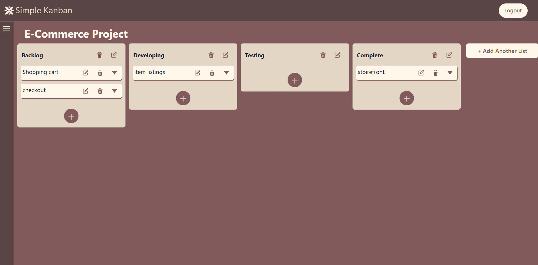 Simple Kanban screenshot 3